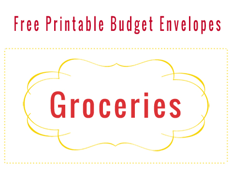 Budget Envelopes Graphic